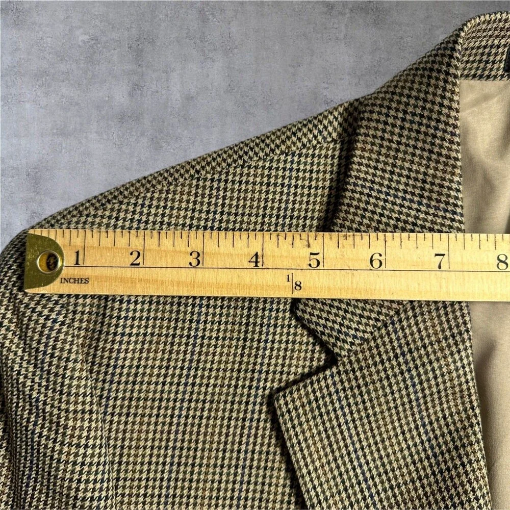 RALPH LAUREN Mens Blazer Sport Coat Sport Two Button Jacket 42R Wool Tan/Brown